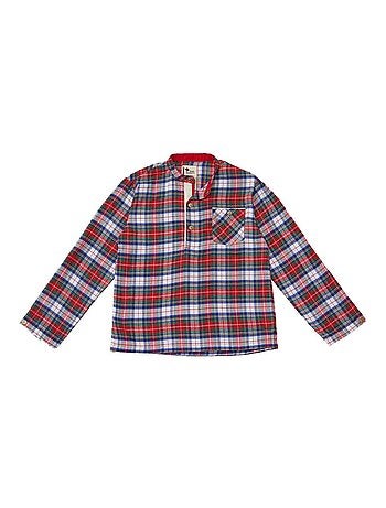 Chemise de Noël en Flanelle Tartan RIMBAUD - La Faute à Voltaire