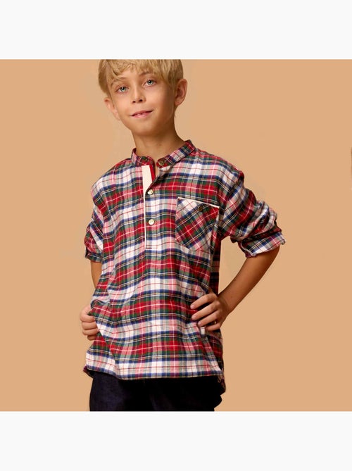 Chemise de Noël en Flanelle Tartan RIMBAUD - La Faute à Voltaire - Kiabi Chemise de Noël en Flanelle Tartan RIMBAUD - La Faute à Voltaire - Kiabi
