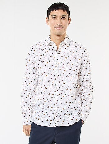 Chemise de Noël imprimée