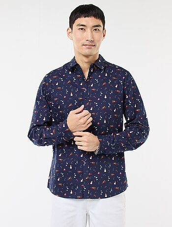 Chemise de Noël imprimée
