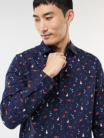 Chemise de Noël imprimée