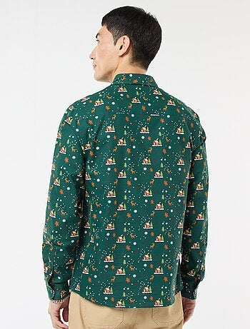 Chemise de Noël imprimée