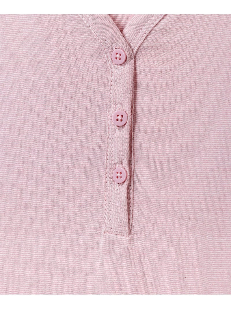 Chemise de nuit - Terre de Marins Beige/Rose - Kiabi