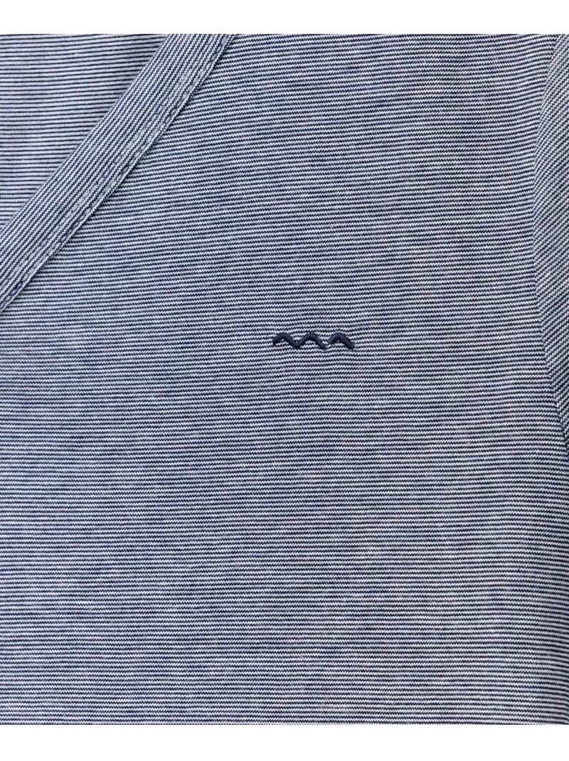 Chemise de nuit - Terre de Marins Blanc Bleu - Kiabi
