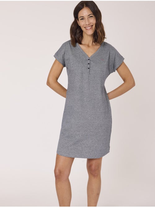 Chemise de nuit 100% coton - Terre de Marins - Kiabi