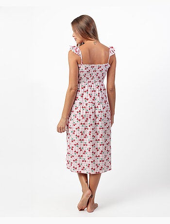 Chemise de nuit à bretelles Disney Minnie Cherry pour femme