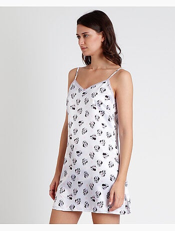 Chemise de nuit à bretelles souples Minnie Mouse pour femme DISNEY