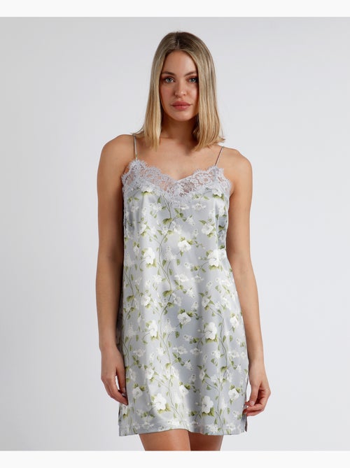 Chemise de nuit à bretelles style perles pour femme ADMAS GARDEN - Kiabi