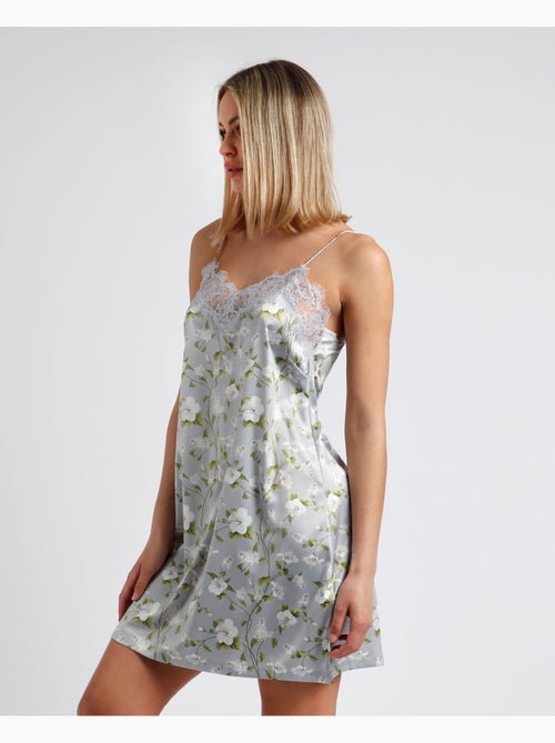 Chemise de nuit à bretelles style perles pour femme ADMAS GARDEN - Kiabi