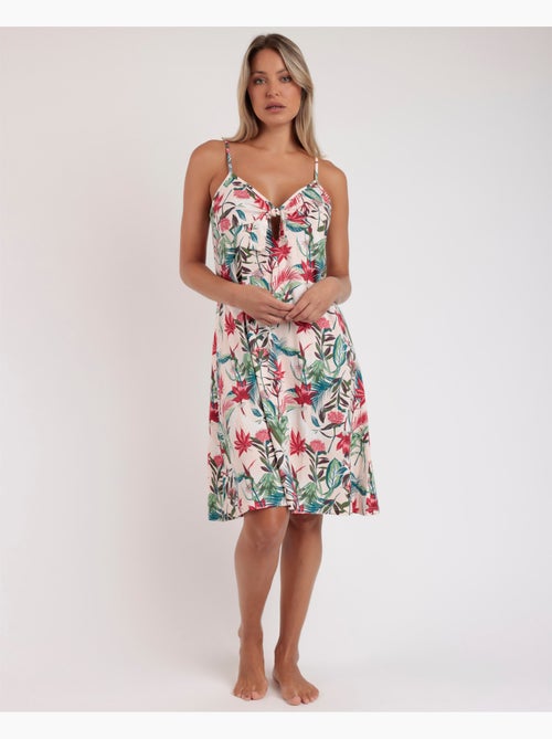 Chemise de nuit à bretelles Tropical Spirit d'ADMAS GARDEN pour femme - Kiabi