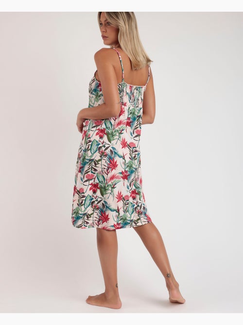 Chemise de nuit à bretelles Tropical Spirit d'ADMAS GARDEN pour femme - Kiabi
