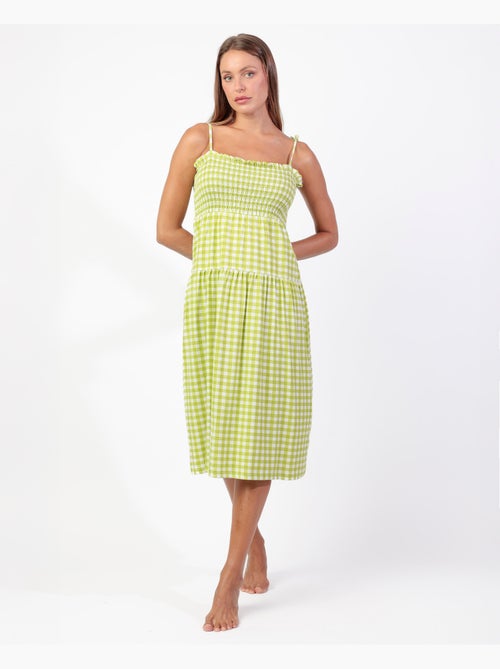 Chemise de nuit à bretelles Vichy Mood pour femme ADMAS - Kiabi Chemise de nuit à bretelles Vichy Mood pour femme ADMAS - Kiabi
