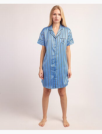 Chemise de nuit à manches courtes ADMAS CLASSIC Adm Secret pour femme