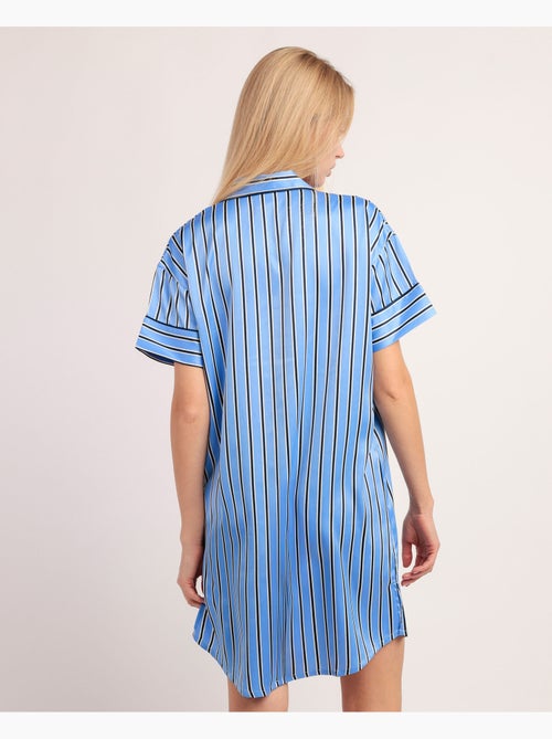 Chemise de nuit à manches courtes ADMAS CLASSIC Adm Secret pour femme - Kiabi