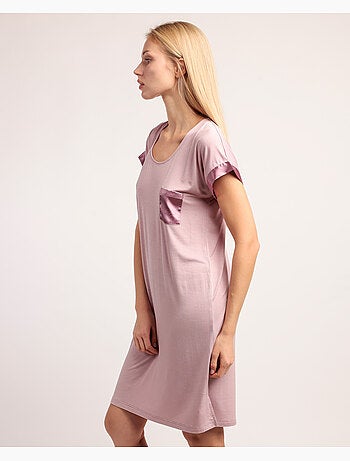 Chemise de nuit à manches courtes ADMAS CLASSIC pour femme Soft Dreams