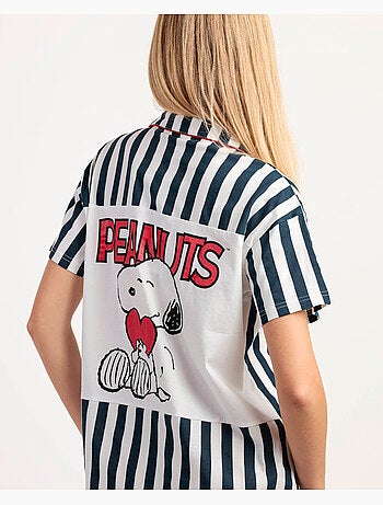Chemise de nuit à manches courtes Love Sailor pour femme de PEANUTS