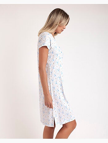 Chemise de nuit à manches courtes pour femme ADMAS >