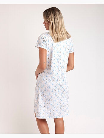 Chemise de nuit à manches courtes pour femme ADMAS >