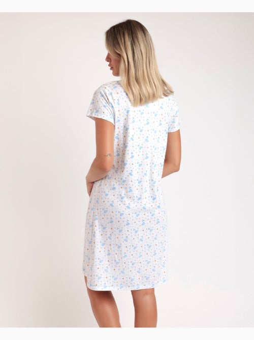 Chemise de nuit à manches courtes pour femme ADMAS > - Kiabi