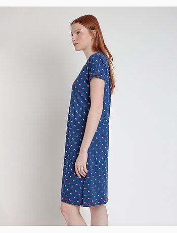 Chemise de nuit à manches courtes Stares Dreams pour femme ADMAS