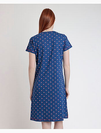 Chemise de nuit à manches courtes Stares Dreams pour femme ADMAS