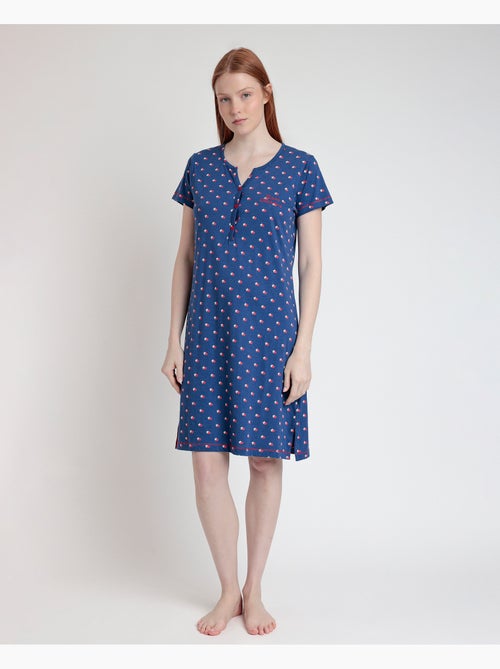 Chemise de nuit à manches courtes Stares Dreams pour femme ADMAS - Kiabi