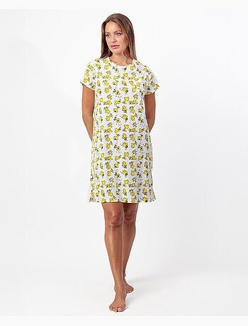 Chemise de nuit à manches courtes Woodstock pour femme de PEANUTS