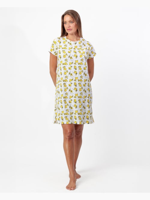 Chemise de nuit à manches courtes Woodstock pour femme de PEANUTS - Kiabi Chemise de nuit à manches courtes Woodstock pour femme de PEANUTS - Kiabi