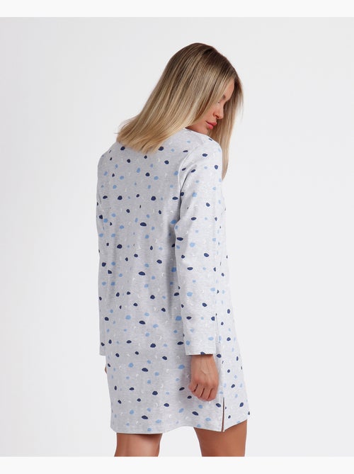 Chemise de nuit à manches longues Cloudy Nights pour femme ADMAS - Kiabi Chemise de nuit à manches longues Cloudy Nights pour femme ADMAS - Kiabi