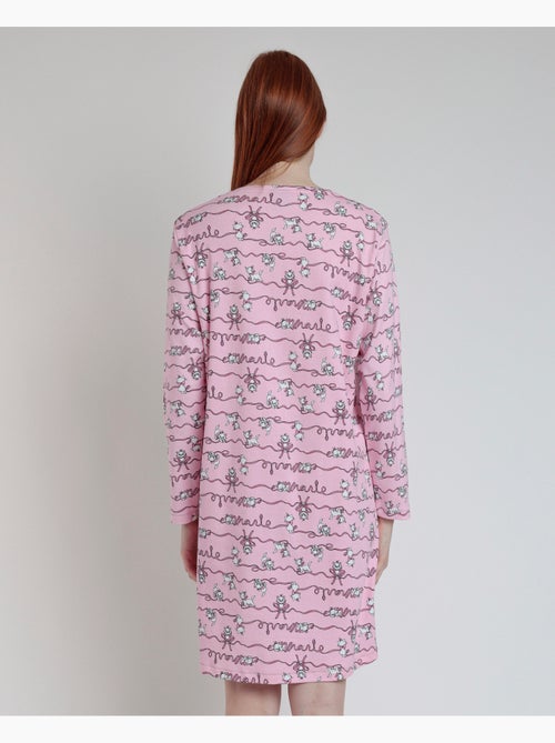 Chemise de nuit à manches longues et patte de boutonnage imprimée Disney pour femme - Kiabi Chemise de nuit à manches longues et patte de boutonnage imprimée Disney pour femme - Kiabi