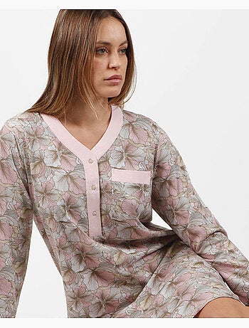 Chemise de nuit à manches longues pour femme ADMAS GARDEN Made With Love