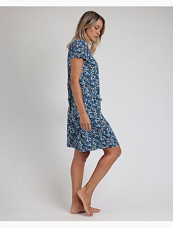 Chemise de nuit à manches tombantes Water Lily pour femme ADMAS GARDEN