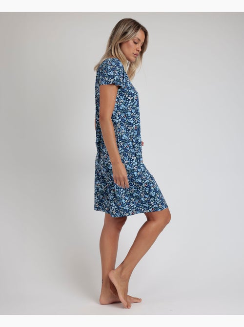 Chemise de nuit à manches tombantes Water Lily pour femme ADMAS GARDEN - Kiabi Chemise de nuit à manches tombantes Water Lily pour femme ADMAS GARDEN - Kiabi