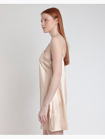 Chemise de nuit à rayures de luxe ADMAS CLASSIC pour femme