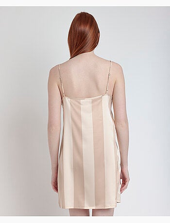 Chemise de nuit à rayures de luxe ADMAS CLASSIC pour femme