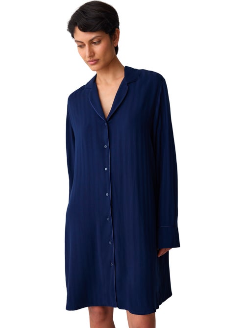 Chemise de nuit amourette jacquard - Kiabi Chemise de nuit amourette jacquard - Kiabi