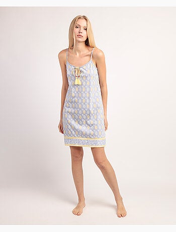 Chemise de nuit au beurre de lavande pour femme ADMAS