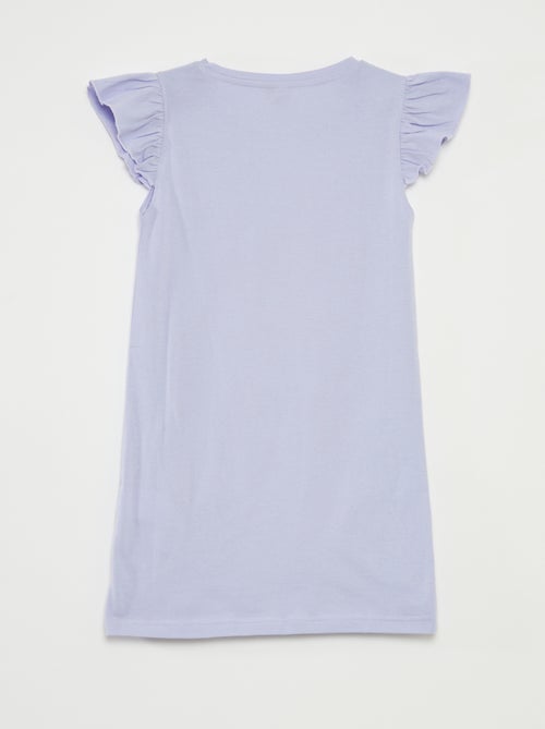 Chemise de nuit avec volants - Kiabi