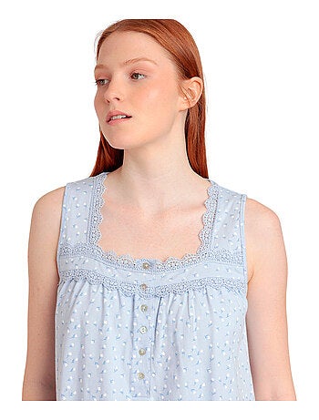 Chemise de nuit Blue Flowers