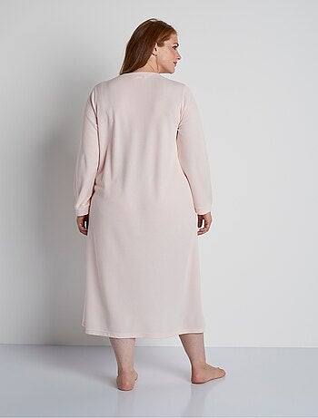 Chemise de nuit boutonnée antistatique