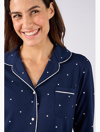 Chemise de nuit boutonnée Thermolactyl - Damart