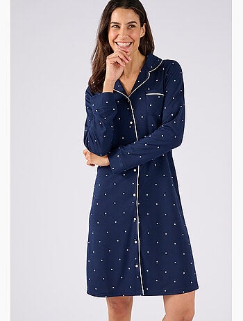 Chemise de nuit boutonnée Thermolactyl - Damart