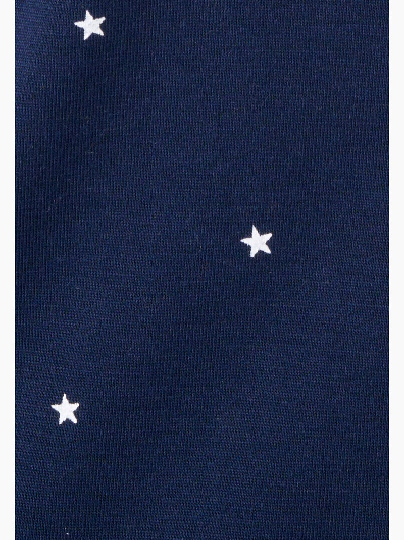 Chemise de nuit boutonnée Thermolactyl - Damart Bleu - Kiabi