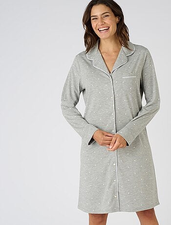 Chemise de nuit boutonnée Thermolactyl - Damart