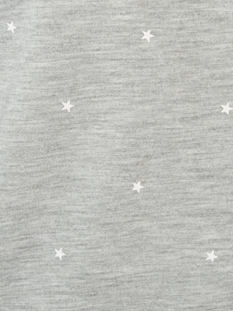 Chemise de nuit boutonnée Thermolactyl - Damart Gris - Kiabi