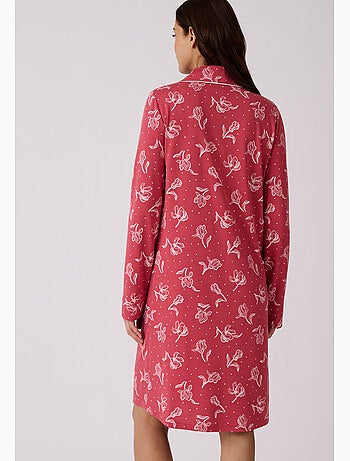 Chemise de nuit boutonnée thermolactyl - damart