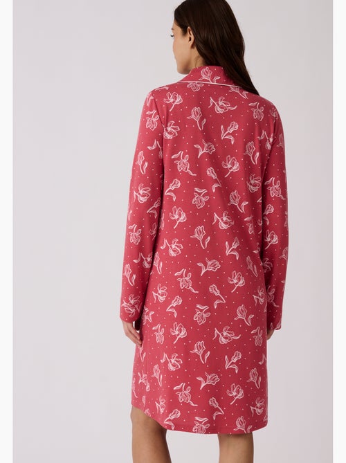 Chemise de nuit boutonnée Thermolactyl - Damart - Kiabi