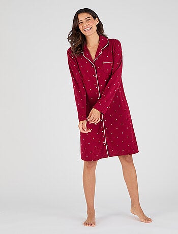Chemise de nuit boutonnée Thermolactyl - Damart