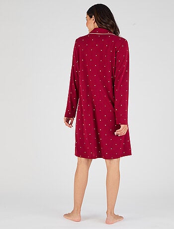 Chemise de nuit boutonnée Thermolactyl - Damart