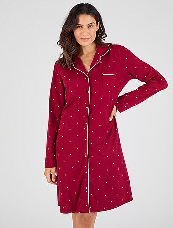 Chemise de nuit boutonnée Thermolactyl - Damart